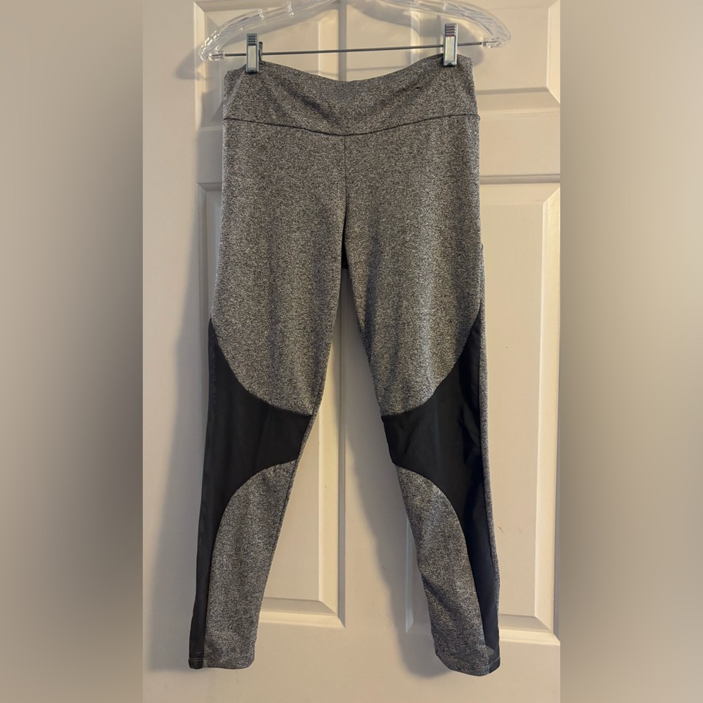 Gray and Black Women's Leggings